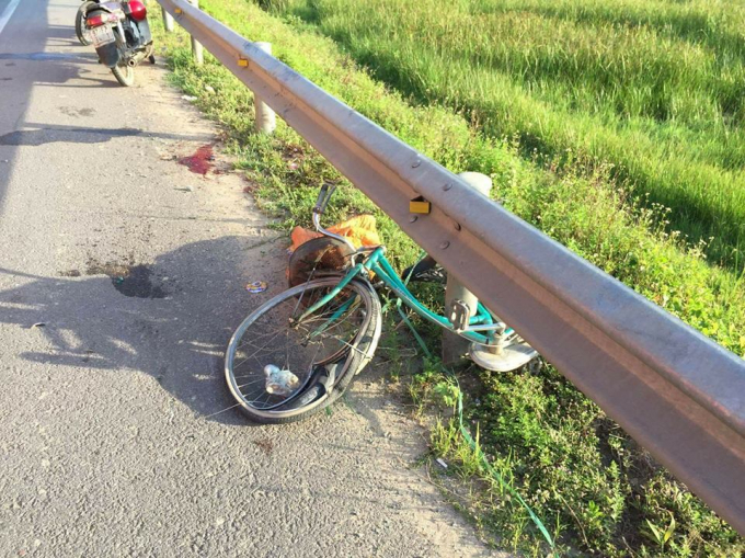 Hiện trường vụ tai nạn.