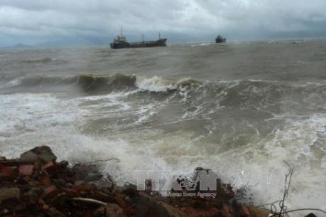 Tr&ecirc;n đất liền ven biển c&aacute;c tỉnh Nghệ An, H&agrave; Tĩnh, Quảng B&igrave;nh, Quảng Trị c&oacute; gi&oacute; mạnh cấp 7-9, gần trưa tăng l&ecirc;n cấp 10-11, v&ugrave;ng gần t&acirc;m b&atilde;o đi qua cấp 12, giật cấp 15 (cấp độ rủi ro thi&ecirc;n tai: cấp 4). Ảnh: minh họa/ Nguồn: TTXVN