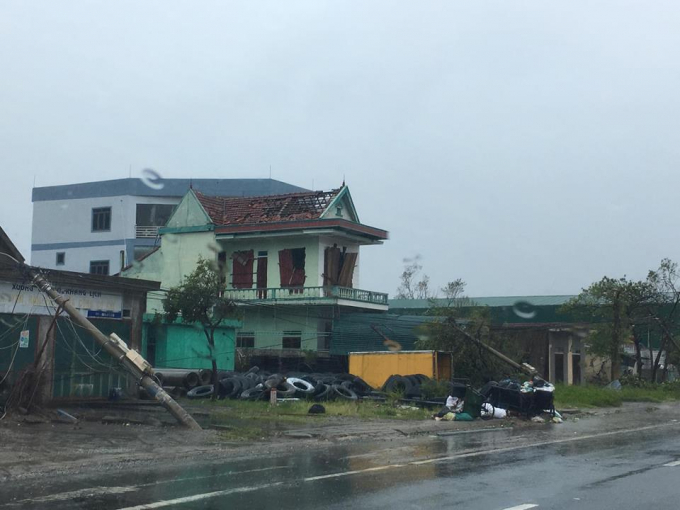 Hiện tại, Kỳ Anh l&agrave; nơi g&aacute;nh chịu thiệt hại kh&aacute; nặng nề.