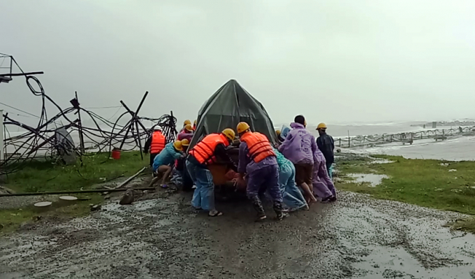 Khẩn trương thu dọn tại Kỳ Anh, H&agrave; Tĩnh.