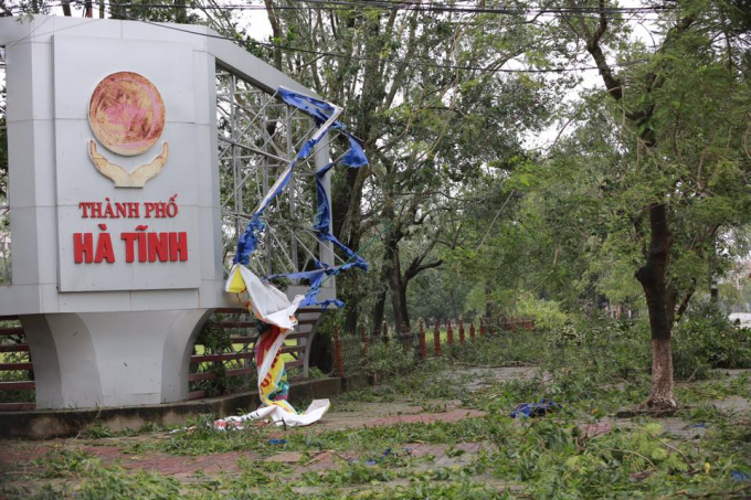 Th&agrave;nh phố H&agrave; Tĩnh ti&ecirc;u điều.