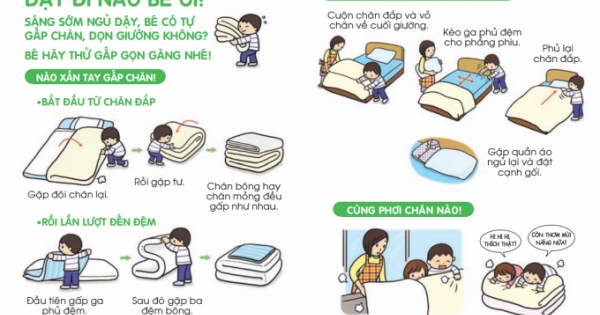 Những bài học hay từ “Cẩm nang sinh hoạt bằng tranh cho bé”