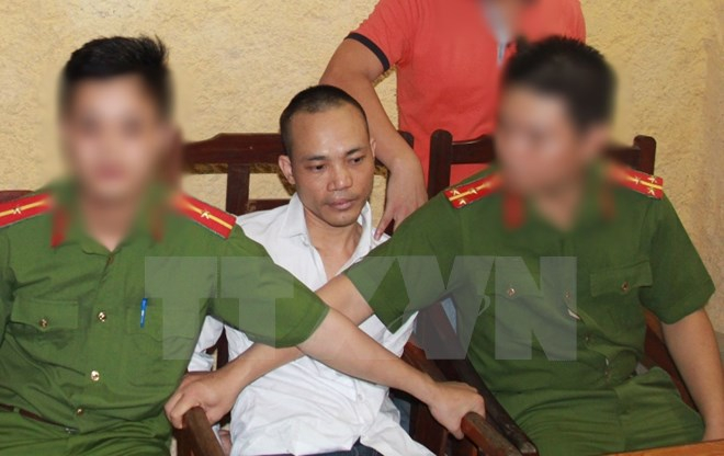 Đối tượng L&ecirc; Văn Thọ khi bị bắt.