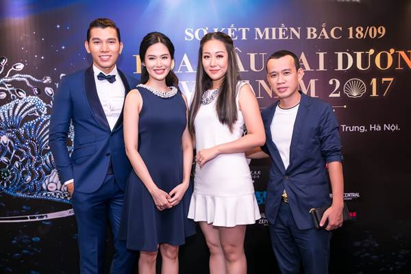 Ng&ocirc; Phương Lan v&agrave; si&ecirc;u mẫu Ngọc T&igrave;nh ngồi ghế n&oacute;ng Hoa hậu Đại Dương 2017