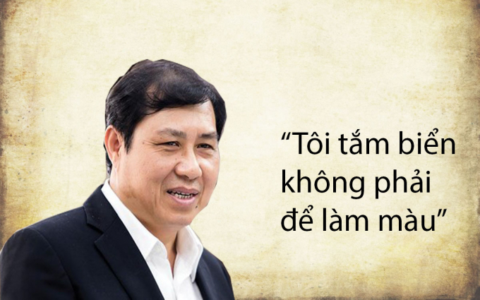 Ng&agrave;y 1/5/2016 li&ecirc;n quan đến sự cố c&aacute; chết ở miền Trung, &ocirc;ng Huỳnh Đức Thơ ph&aacute;t ng&ocirc;n: