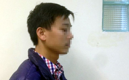 Cao Mạnh H&ugrave;ng tại cơ quan điều tra. (Ảnh: VOV)