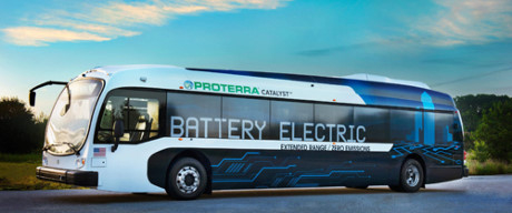 Xe bu&yacute;t điện của h&atilde;ng Proterra. Ảnh: proterra.com