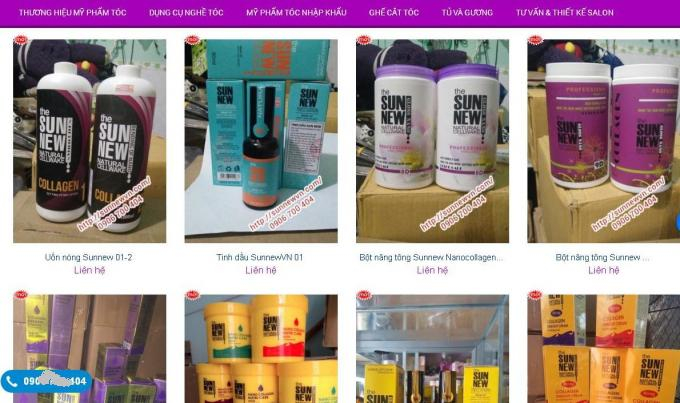 Sản phẩm giả mạo n&agrave;y đang được ch&iacute;nh số điện thoại đại diện&nbsp;C&ocirc;ng ty TNHH Sản xuất Mỹ phẩm Sunnew VN quảng c&aacute;o tr&ecirc;n mạng kh&aacute; rầm rộ.