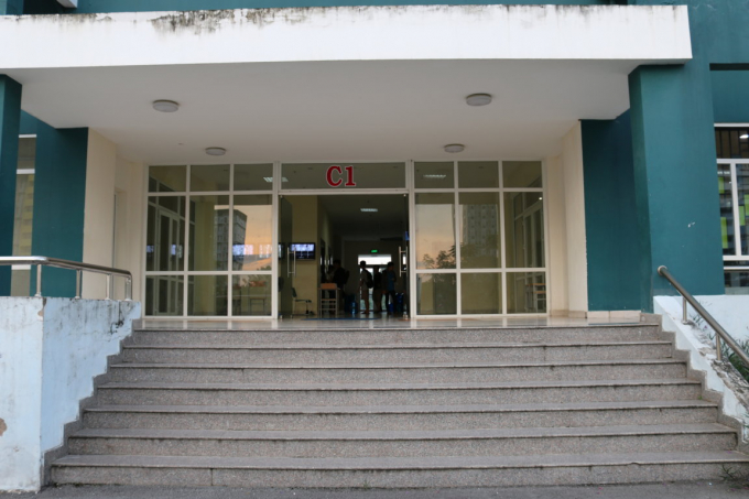 Nh&agrave; C1, khu B, KTX ĐHQG TP HCM &ndash; nơi xảy ra vụ việc.