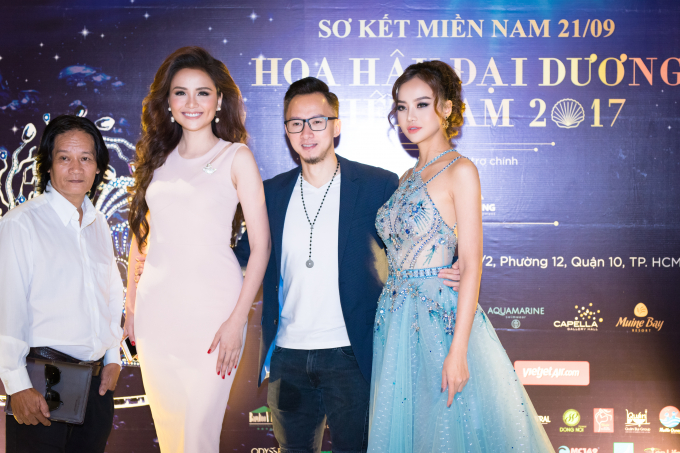 Hoa hậu Diễm Hương k&iacute;n đ&aacute;o, Kiều Ng&acirc;n lả lơi vai trần dự sự kiện