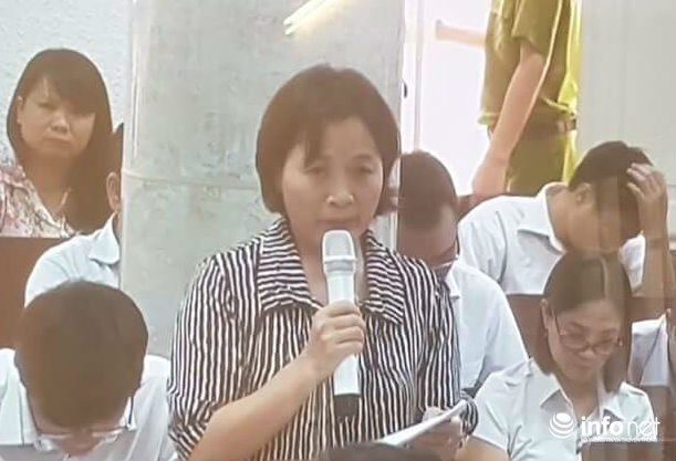 Vợ bị c&aacute;o Nguyễn Xu&acirc;n Sơn t&igrave;nh nguyện nộp t&agrave;i sản để mong giảm &aacute;n cho chồng. (Ảnh: b&aacute;o Infornet)