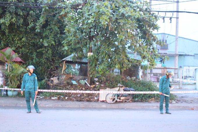 Hiện trường nơi xảy ra sự việc
