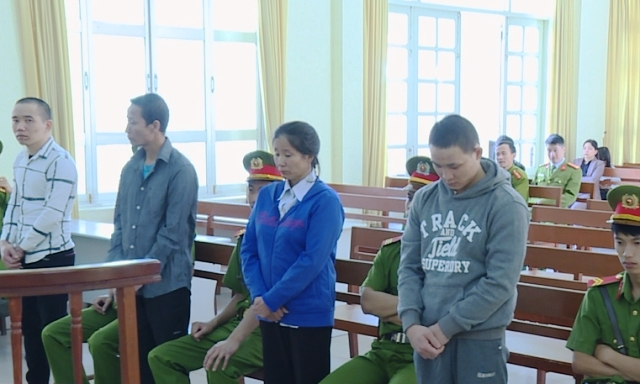 Bị c&aacute;o An tại phi&ecirc;n t&ograve;a. ( Ảnh: lamdongtv.vn)