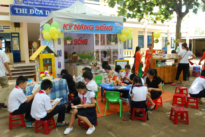 Ng&agrave;y hội tạo kh&ocirc;ng gian cho trẻ tham gia ngo&agrave;i giờ v&agrave; x&acirc;y dựng th&oacute;i quen đọc s&aacute;ch cho trẻ.&nbsp;