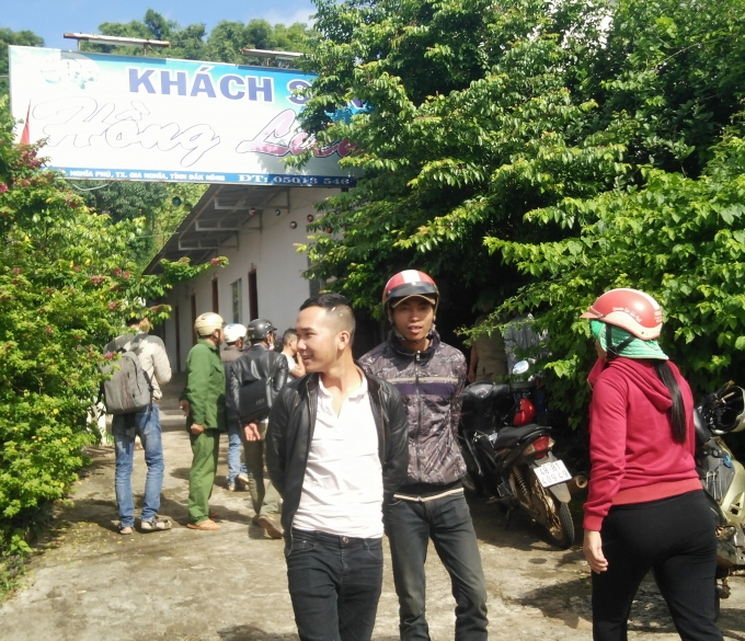 Nh&agrave; nghỉ nơi ph&aacute;t hiện thi thể &ocirc;ng Lợi.