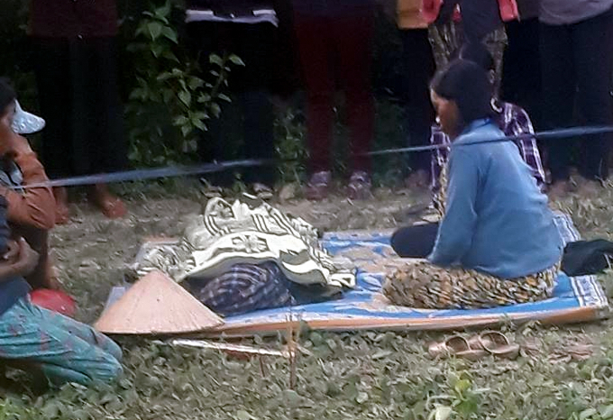 Ảnh hiện trường vụ &aacute;n mạng.