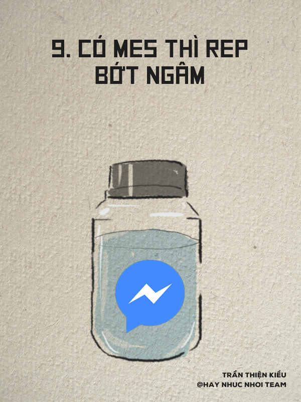 Chắc hẳn bạn kh&ocirc;ng c&ograve;n lạ lẫm g&igrave; với việc bạn nhắn tin v&agrave; đối phương trả lời sau đ&oacute; 2-3 ng&agrave;y. Nếu l&acirc;u như vậy c&oacute; th&igrave; th&agrave; d&ugrave;ng chim bồ c&acirc;u đưa thư cho rồi chứ kh&ocirc;ng cần d&ugrave;ng tới Mess. Kh&ocirc;ng c&oacute; ai bận tới nỗi m&agrave; kh&ocirc;ng thể trả lời một c&aacute;i tin nhắn cả. V&igrave; vậy, h&atilde;y t&ocirc;n trọng đối phương, đừng để người người n&oacute;i m&agrave; kh&ocirc;ng c&oacute; người trả lời bạn nh&eacute;! Người ta sẽ buồn lắm đấy!