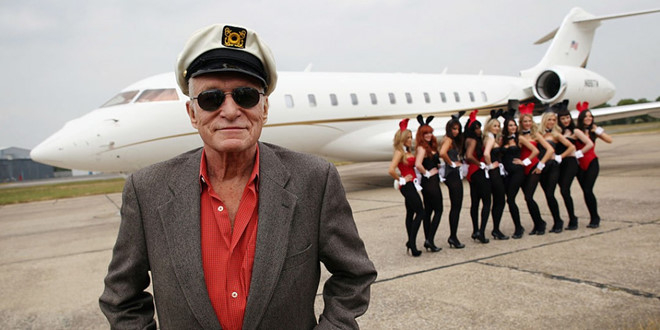 Hugh Hefner lừng danh đ&atilde; về ch&iacute;n suối.