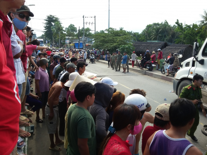 C&aacute;ch đ&acirc;y &iacute;t ng&agrave;y cũng đ&atilde; xảy ra vụ tai nạn giao th&ocirc;ng tương tự l&agrave;m một người chết.