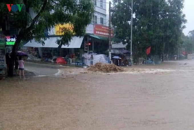 C&aacute;c địa phương bị ngập nhiều l&agrave; th&agrave;nh phố Lai Ch&acirc;u, thị trấn S&igrave;n Hồ v&agrave; thị trấn huyện Phong Thổ.