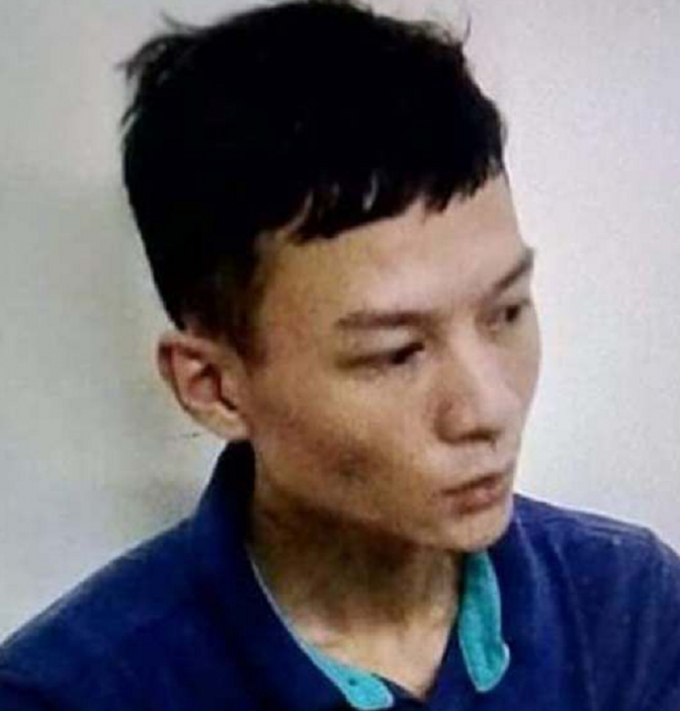 Ch&acirc;n dung nghi phạm Đinh Trọng Hoan.