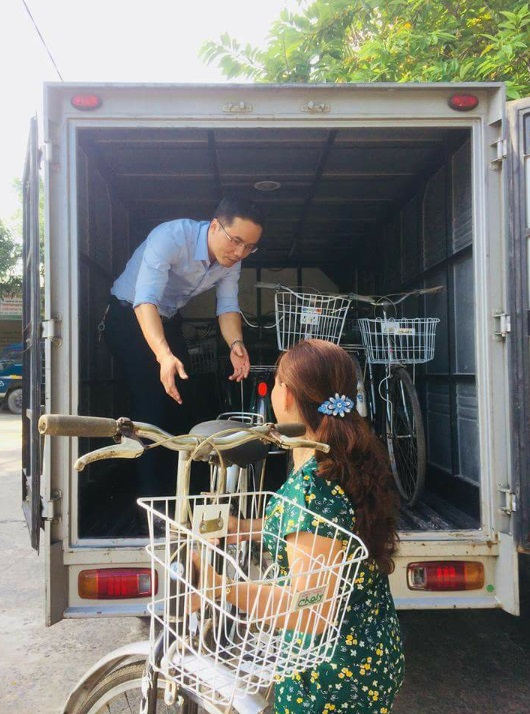 Hiện tại&nbsp;20 chiếc xe đạp đ&atilde; được sửa chữa lại rất đẹp v&agrave; chắc chắn .