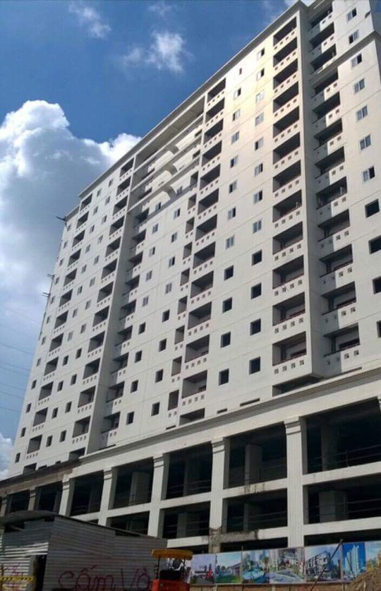 Một g&oacute;c chung cư Gia Ph&uacute;. Ảnh: NLĐ