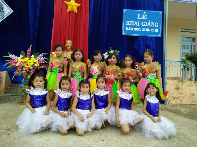 Học sinh trường thị trấn Đắk Ruồng, huyện Kon Rẫy, tỉnh Kon Tum