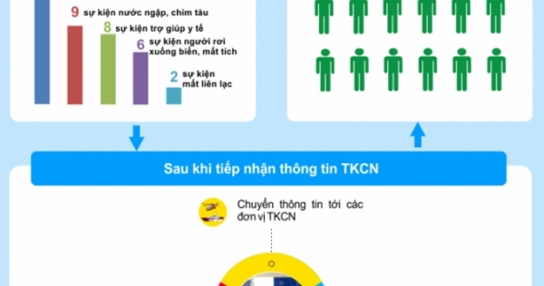Hỗ trợ kịp thời 241 thuyền viên, ngư dân thoát khỏi nguy hiểm trong tháng 8