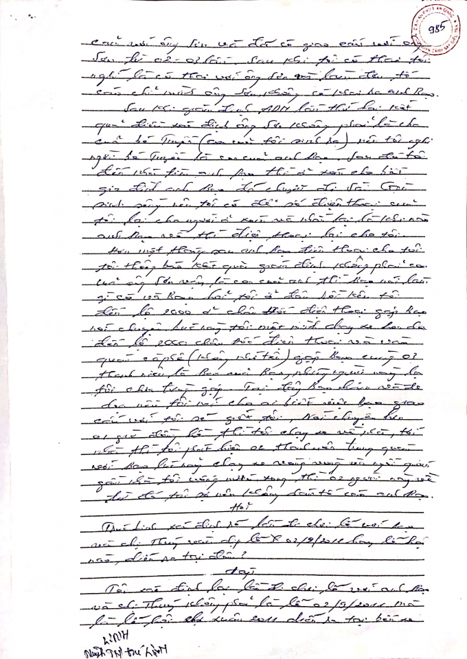 Lời khai của bị hại cho thấy bị đe dọa n&ecirc;n kh&ocirc;ng d&aacute;m khai b&agrave;o thai l&agrave; của Bạo.