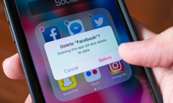 44% người trẻ Mỹ đã xóa Facebook trên điện thoại