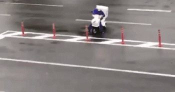 Nhật Bản: Người giao pizza suýt bị thổi bay khi giao hàng trong siêu bão