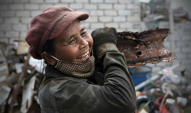 Một t&aacute;c phẩm tại triển l&atilde;m ảnh.