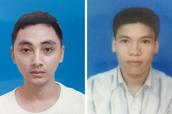 Hai đối tượng Trương Minh Ngọc v&agrave; Trần Tuấn Anh