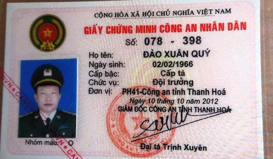 Một phó phòng Công an tỉnh Thanh Hóa bị tố vay nợ tiền “chây ì” không trả