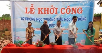 Bình Phước: Khởi công xây dựng 2 phòng học cho học sinh đồng bào dân tộc