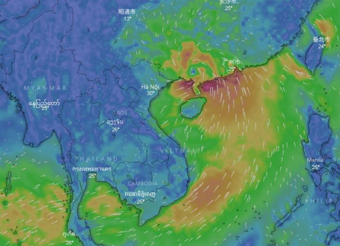 B&atilde;o số 6 - Mangkhut đổ bộ v&agrave;o Trung Quốc.