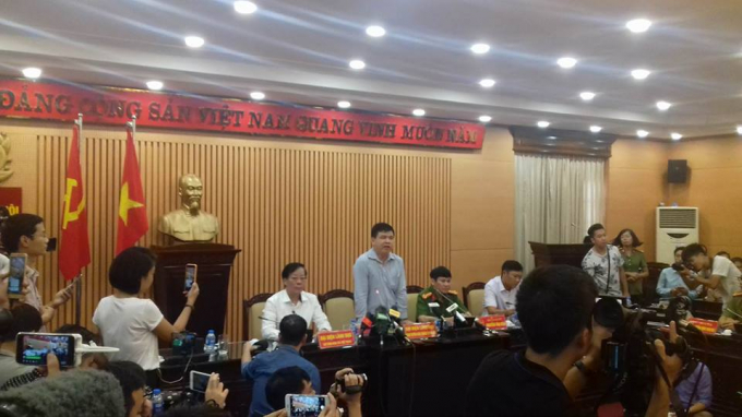 Đại diện Ban Tuy&ecirc;n gi&aacute;o Th&agrave;nh ủy H&agrave; Nội ph&aacute;t biểu tại buổi họp.