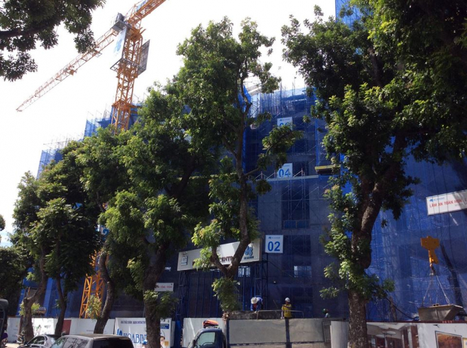 Chung cư Aqua Central 44 Y&ecirc;n Phụ. Ảnh Ph&aacute;p luật Net