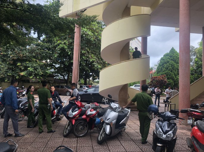 Hiện trường ph&aacute;t hiện sự việc.