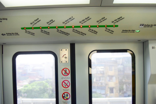 Sơ đồ tuyến đường sắt C&aacute;t Linh - H&agrave; Đ&ocirc;ng, c&aacute;c đo&agrave;n t&agrave;u sẽ chạy qua 12 nh&agrave; ga tr&ecirc;n cao từ Y&ecirc;n Nghĩa tới C&aacute;t Linh