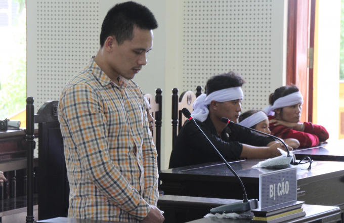 Trần Quang H&ugrave;ng tại phi&ecirc;n x&eacute;t xử ng&agrave;y 20/9.