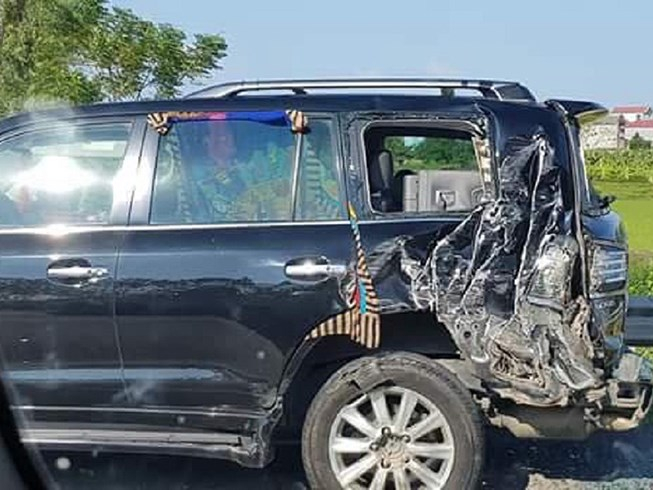 Hiện trường vụ tai nạn. Ảnh: CTV