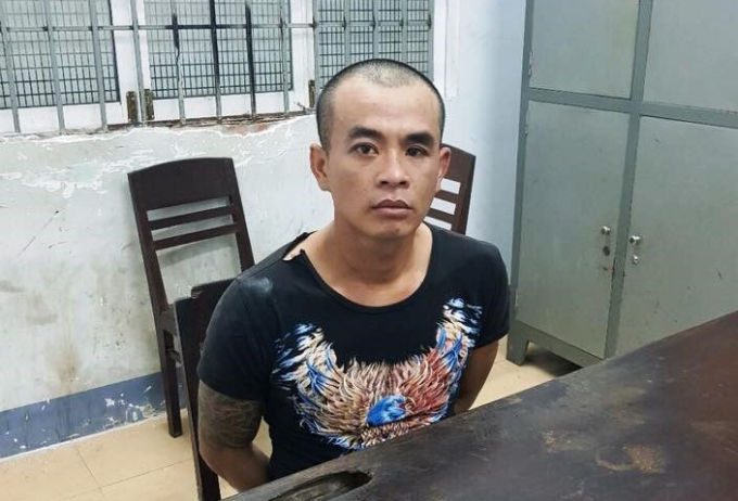 Đối tượng trộm xe m&aacute;y tại cơ quan c&ocirc;ng an.