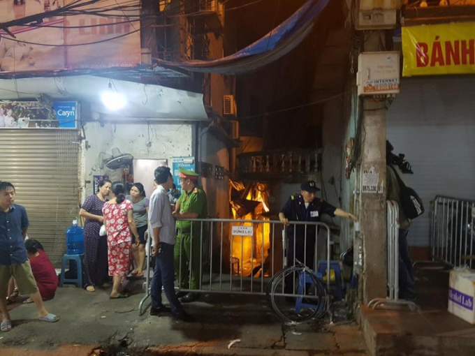 Lối v&agrave;o khu nh&agrave; trọ nơi xảy ra hoả hoạn.