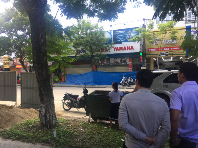 Th&ocirc;ng tin mới nhất về vật thể nghi m&igrave;n tại vỉa h&egrave; ở Huế