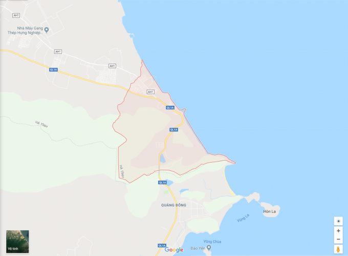 X&atilde; Kỳ Nam, huyện Kỳ Anh, H&agrave; Tĩnh. Ảnh GoogleMap.