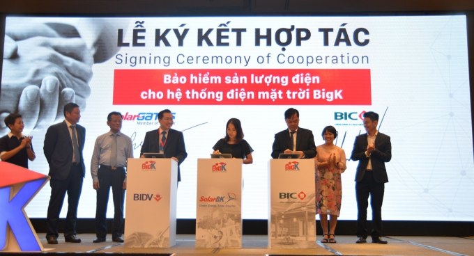 BIC, BIDV Vũng T&agrave;u C&ocirc;n Đảo v&agrave; SolarBK Holdings k&yacute; kết hợp t&aacute;c