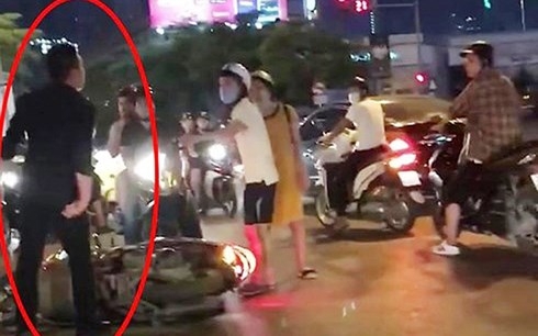 Triệu tập nam thanh niên đi xe SH ẩu đả với bà bầu sau va chạm giao thông