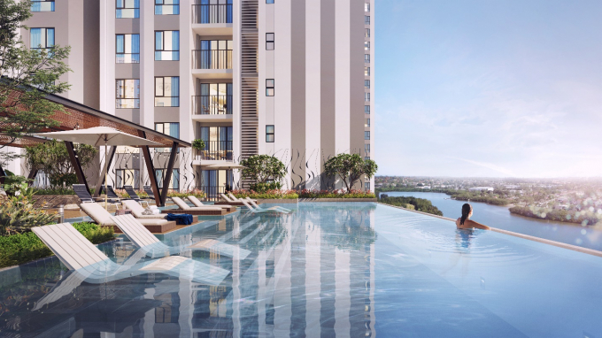 Trong to&agrave;n bộ dự &aacute;n Gem Riverside th&igrave; ph&acirc;n khu Diamond Riverside l&agrave; đẹp nhất nhờ tọa lạc ở vị tr&iacute; &ldquo;mũi t&agrave;u&rdquo;, 3 mặt hướng s&ocirc;ng tho&aacute;ng m&aacute;t.